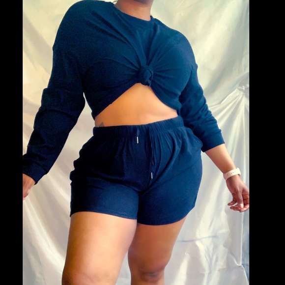 Cozy Casual Short Set - Picture 1 of 2